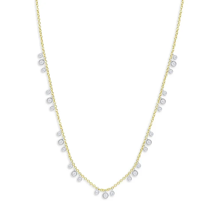 Meira T 14K Yellow Gold Scattered Diamonds Necklace, 18