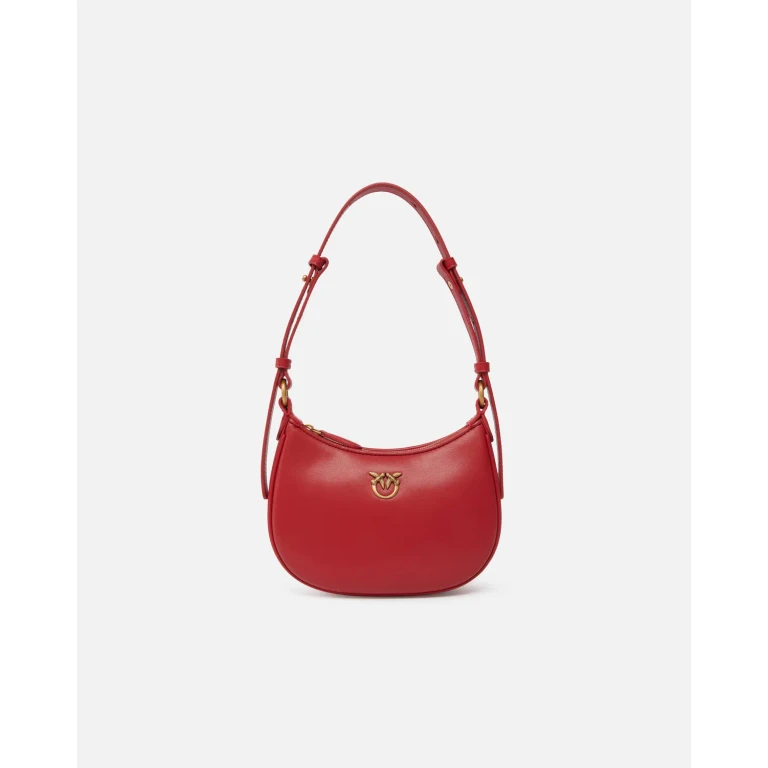 Pinko - Sac porté épaule Baby Half Moon en cuir