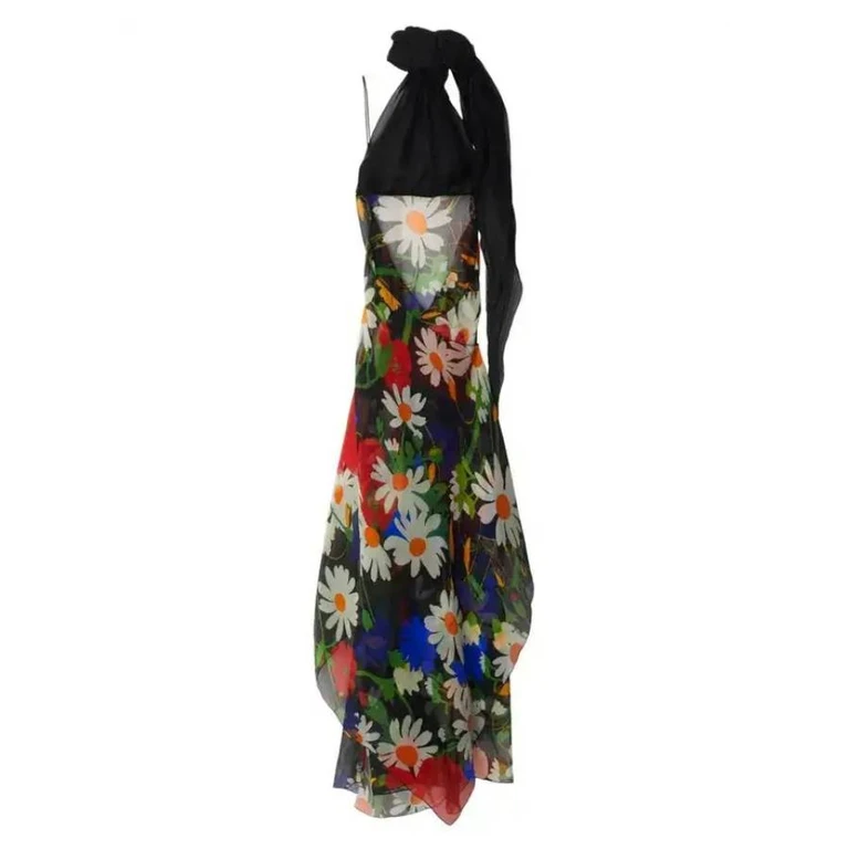 Burberry Daisy Garden Silk Blend Dress