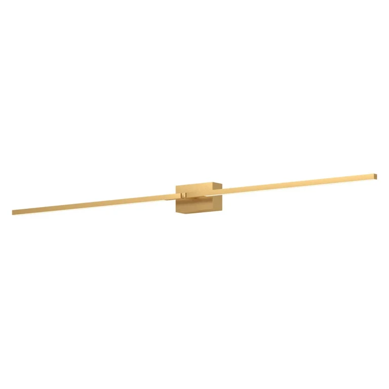 Brushed Gold LED Wall Sconce from the Pandora Collection