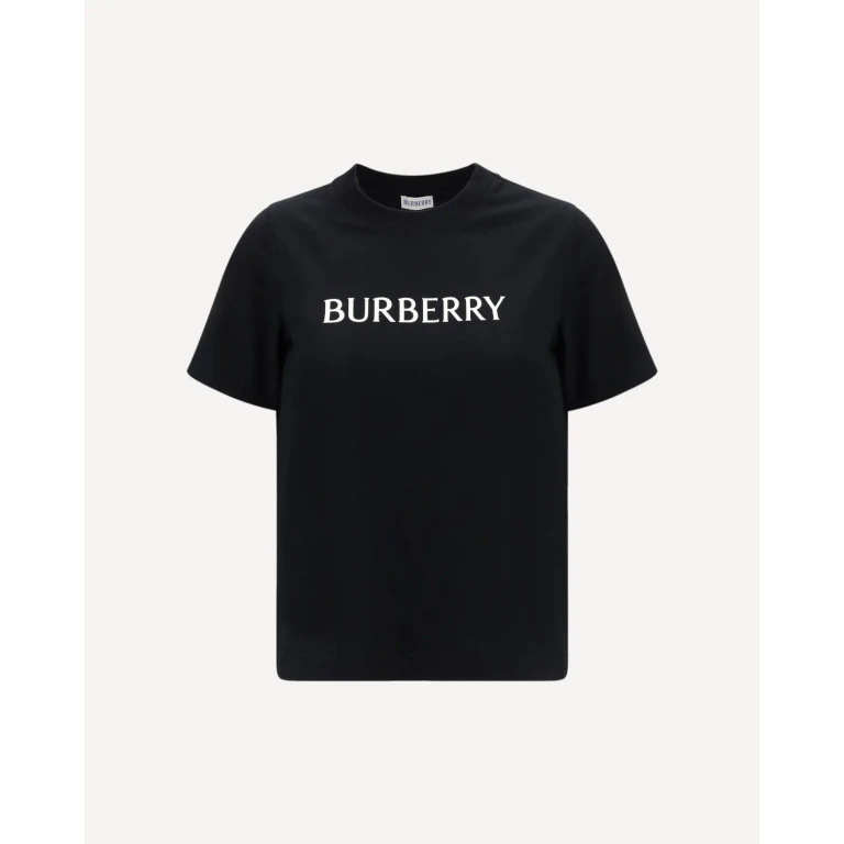 버버리 여성용 코튼 로고 티셔츠