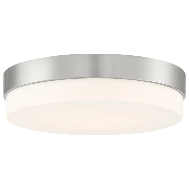 Brushed Steel LED Flush Mount from the Roma Collection