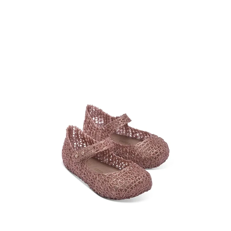 Mini Melissa Girls' Campana Papel Mary Jane Flats - Toddler