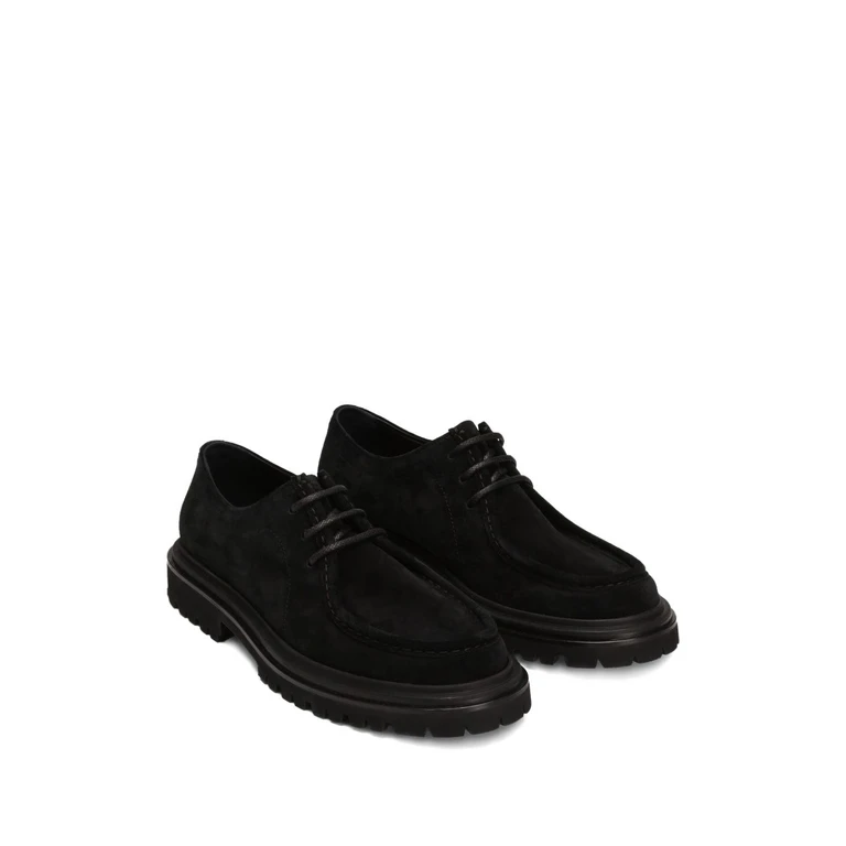 Dolce & Gabbana Flat shoes Black Vitello - Men