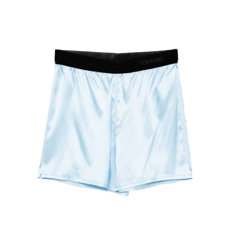 Tom Ford Stretch Silk Satin Pj Shorts