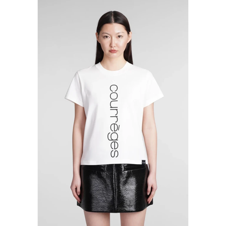 COURRÈGES Logo T-Shirt Female M