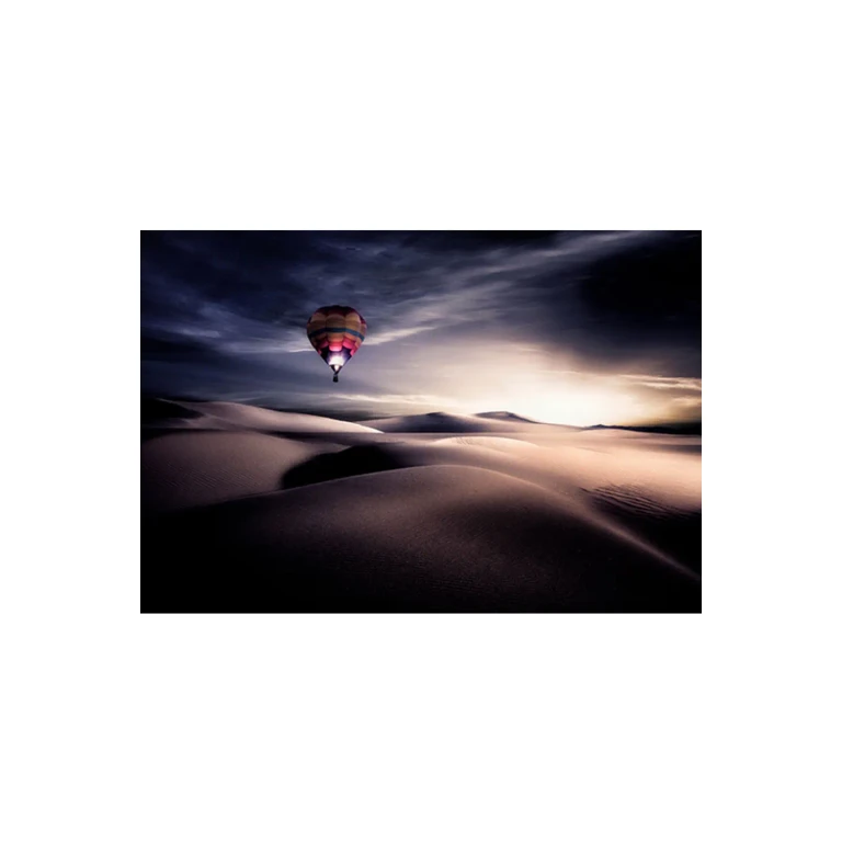 Hot Air Balloon Photographic Artwork | Andrew Martin Desert Balloon