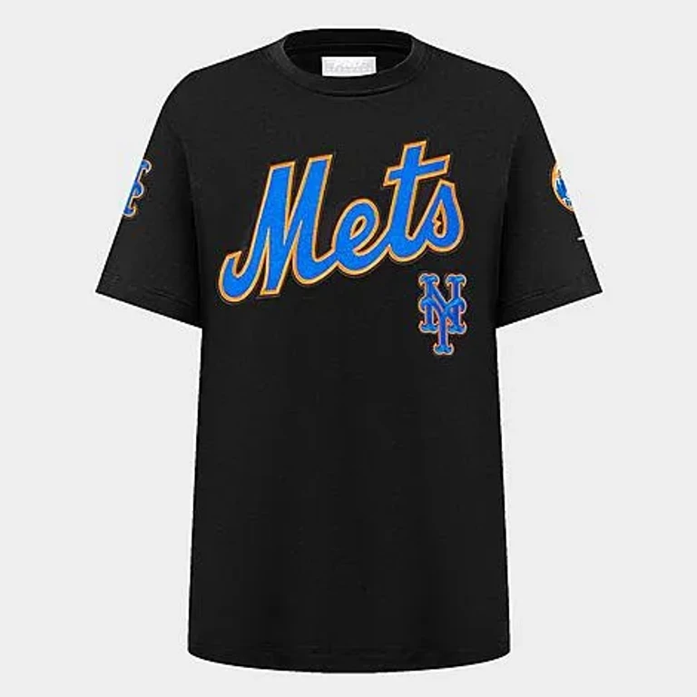 Pro Standard Big Kids New York Mets MLB Classic T-Shirt in Black Size: Small