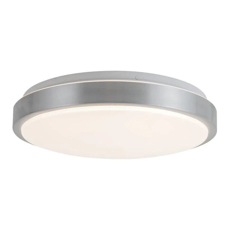 Brushed Nickel LED Flush Mount from the Yanis Collection