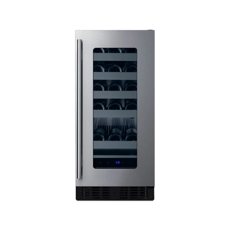 Summit 15" Wide Built-In Wine Cellar with Glass Door