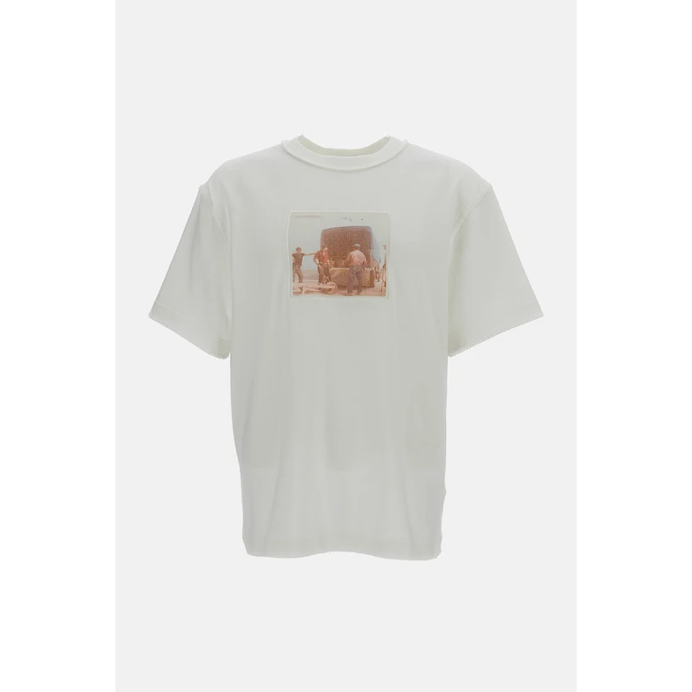 JACQUEMUS T-shirts and Polos Old Labels Photos Cotton Viscose Polyester - Men