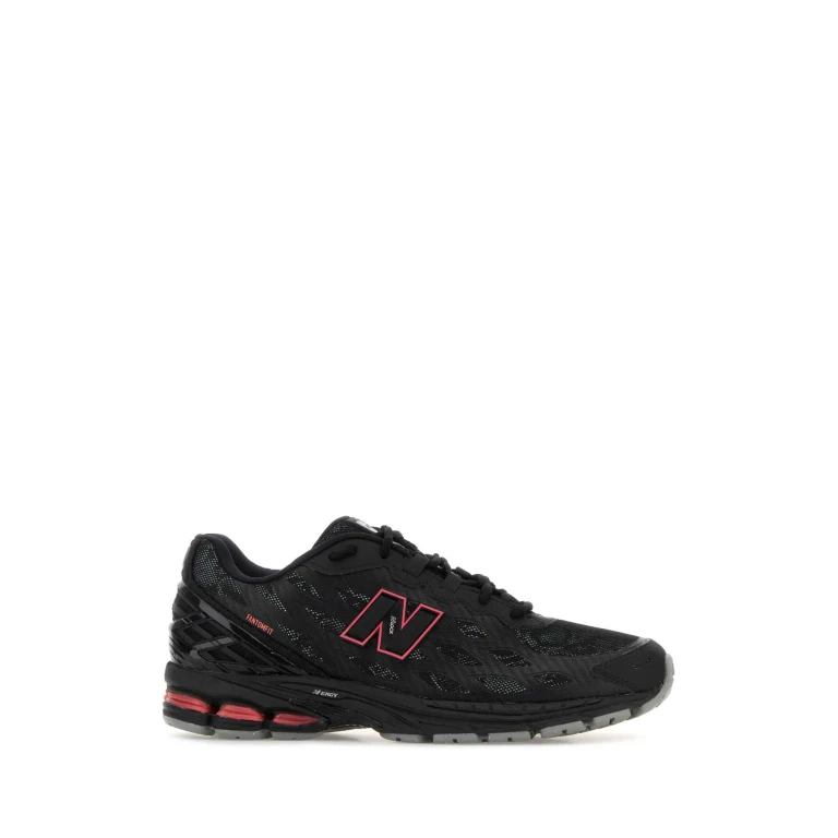 New Balance Black Mesh Sneakers