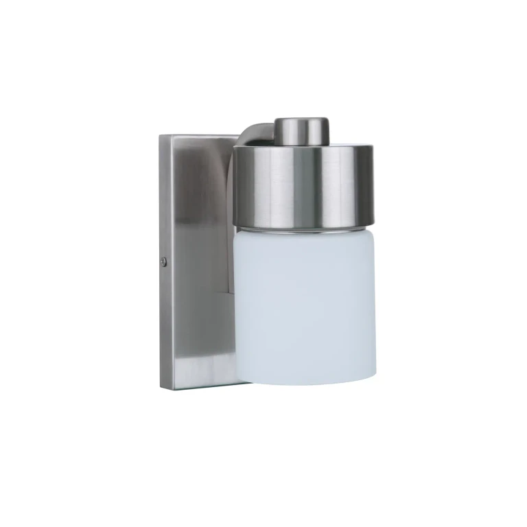 Craftmade District Bathroom Vanity Light in Brushed Polished Nickel