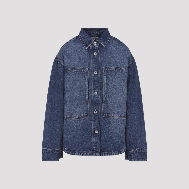 Studio Nicholson Paso Shirt Blue Cotton - Women