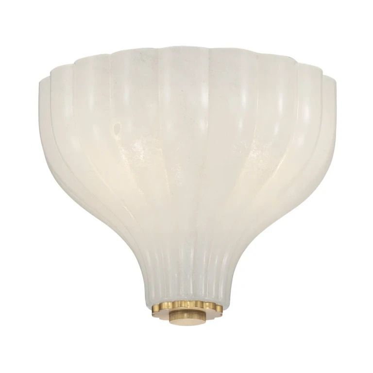 Luxe Gold Semi Flush Mount from the Layton Collection