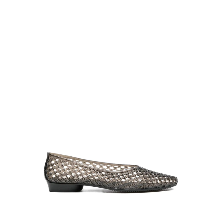 Heavenly Jelly Lattice Ballet Flats