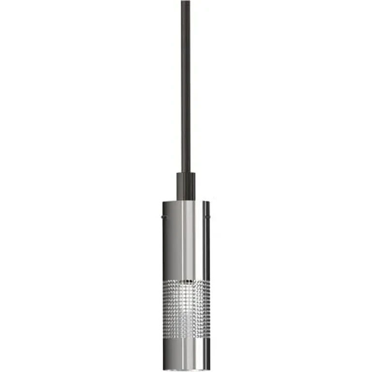 George Kovacs Grid 3 Pendant Light in Coal with Brushed Nickel