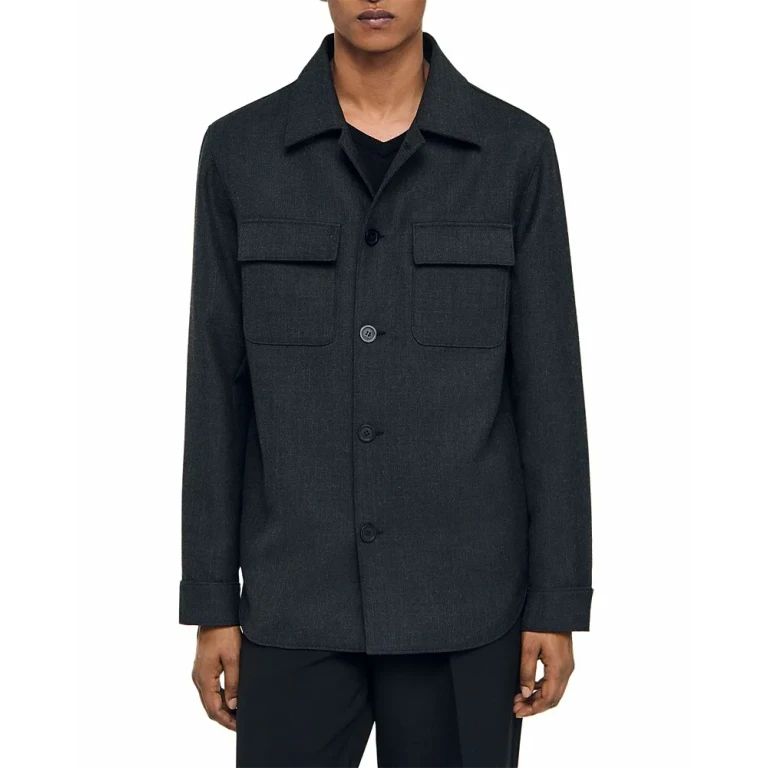 Sandro Heathered Overshirt
