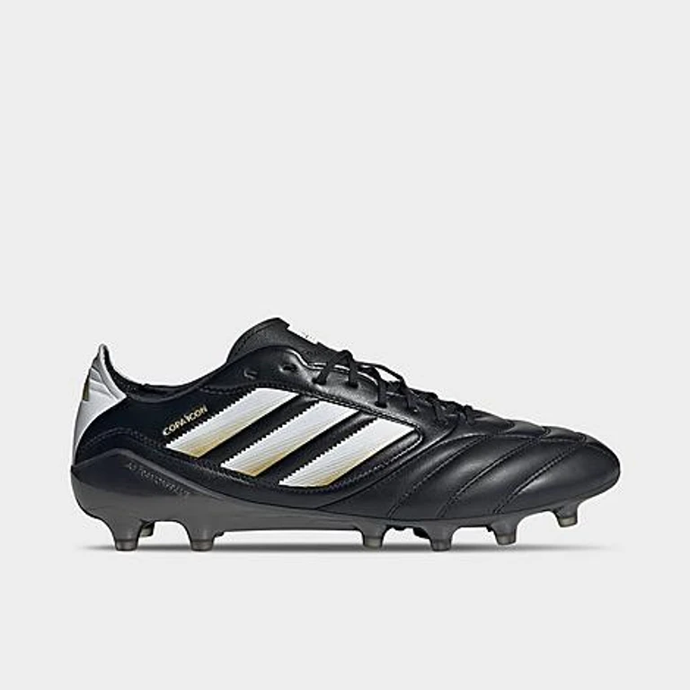 adidas Men's Copa Icon 2 Firm Ground Soccer Cleats in Black/White/Gold Metallic Size: 4.0