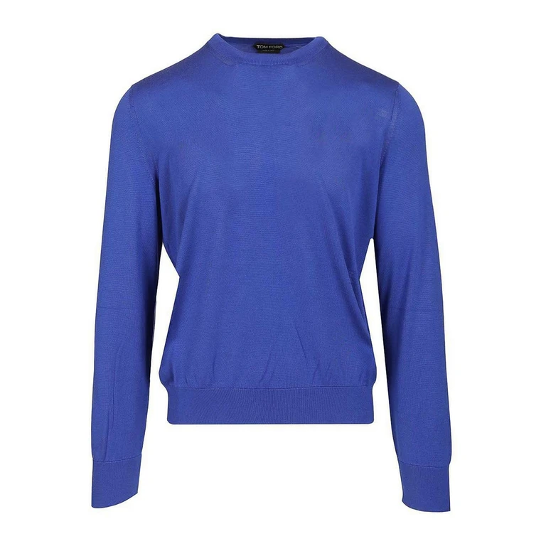 Tom Ford Pull Col Rond - Bleu