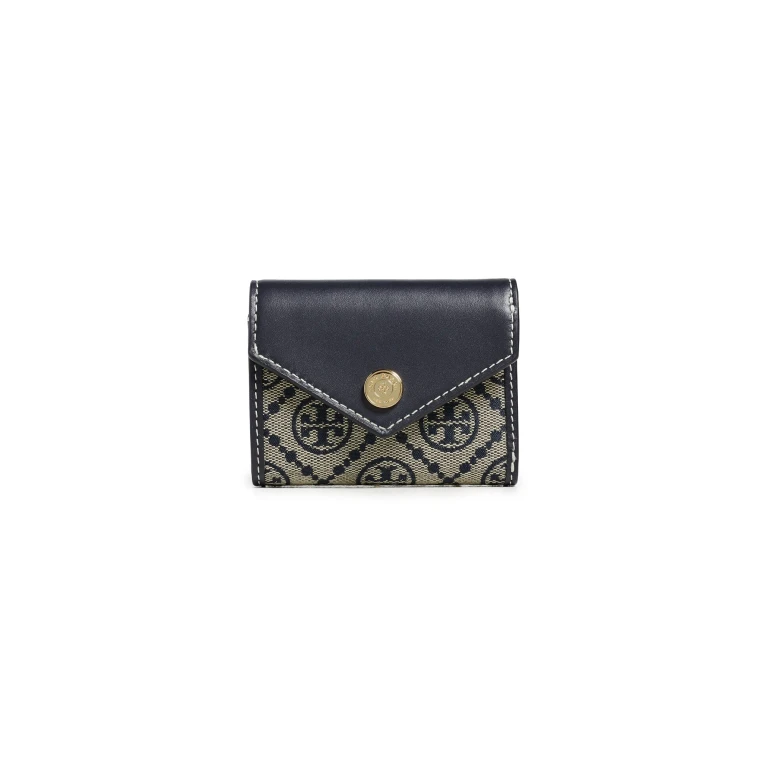 Tory Burch T Monogram Envelope Small Wallet Tory Navy One Size