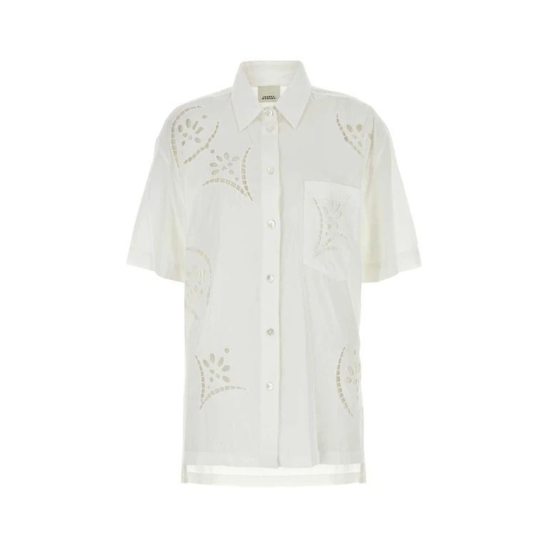 Isabel Marant White Modal Blend Bilya Shirt Exterior: Nylon Camicie - Women