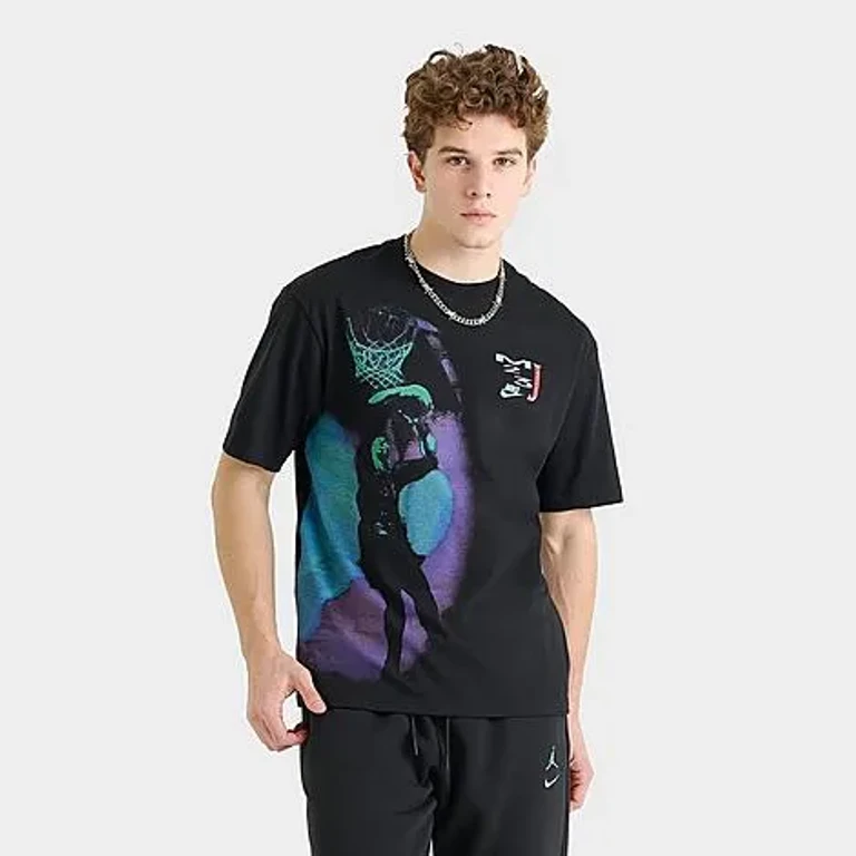 Jordan Men's Brooklyn Dream Dunk Graphic T-Shirt in Black Size: Small