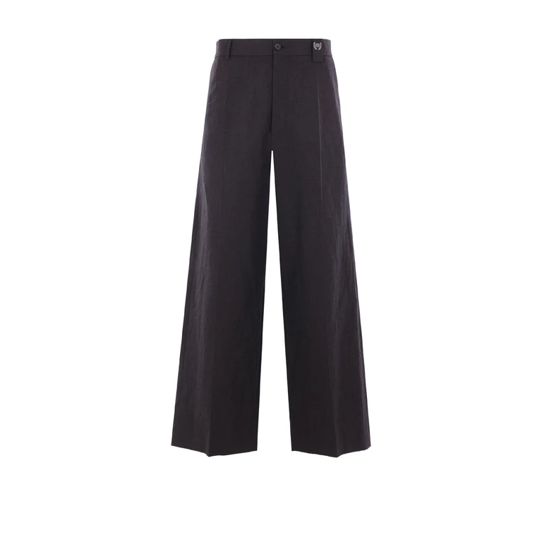 Balenciaga Salte Linen Blend Pant