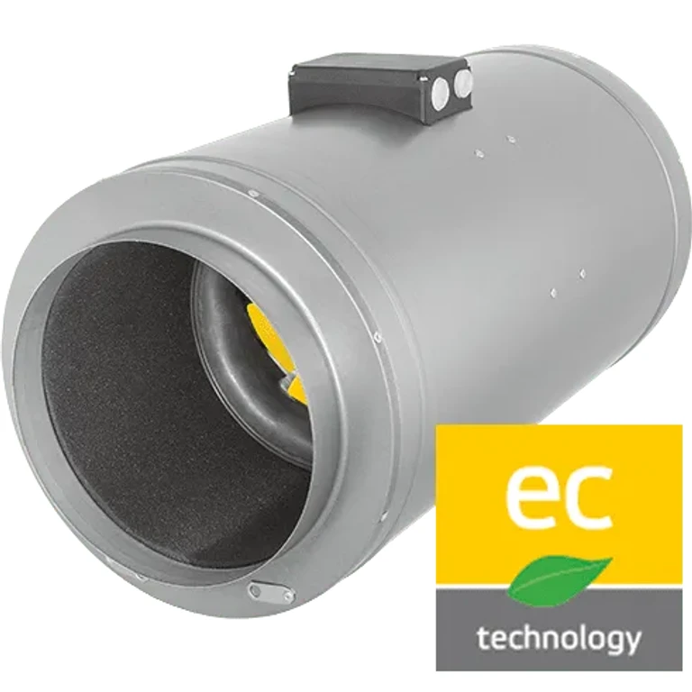 Ruck Air Movement 10-In. S-Prime EVO EC 1271 CFM Mixed Flow Inline Duct Fan