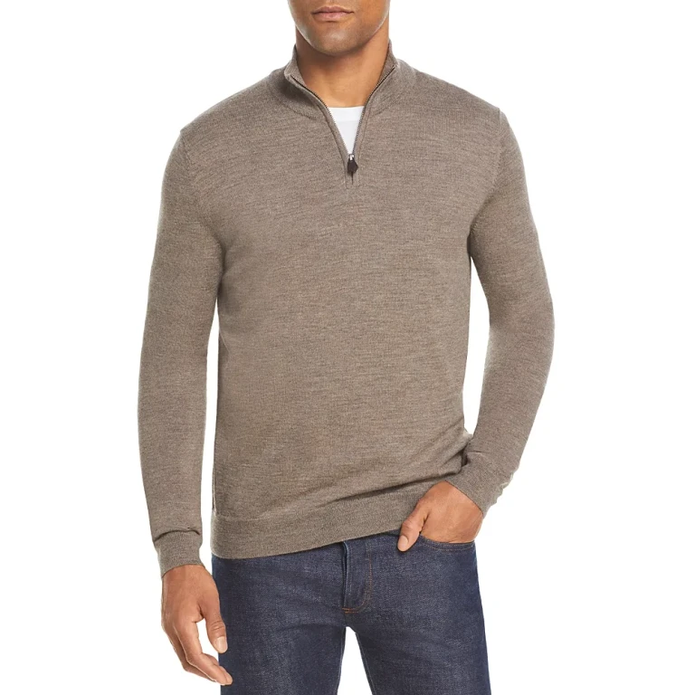 Quarter-Zip Merino Wool Sweater - Exclusive