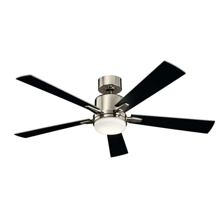 Lucian 52" LED Ceiling Fan in Polished Nickel