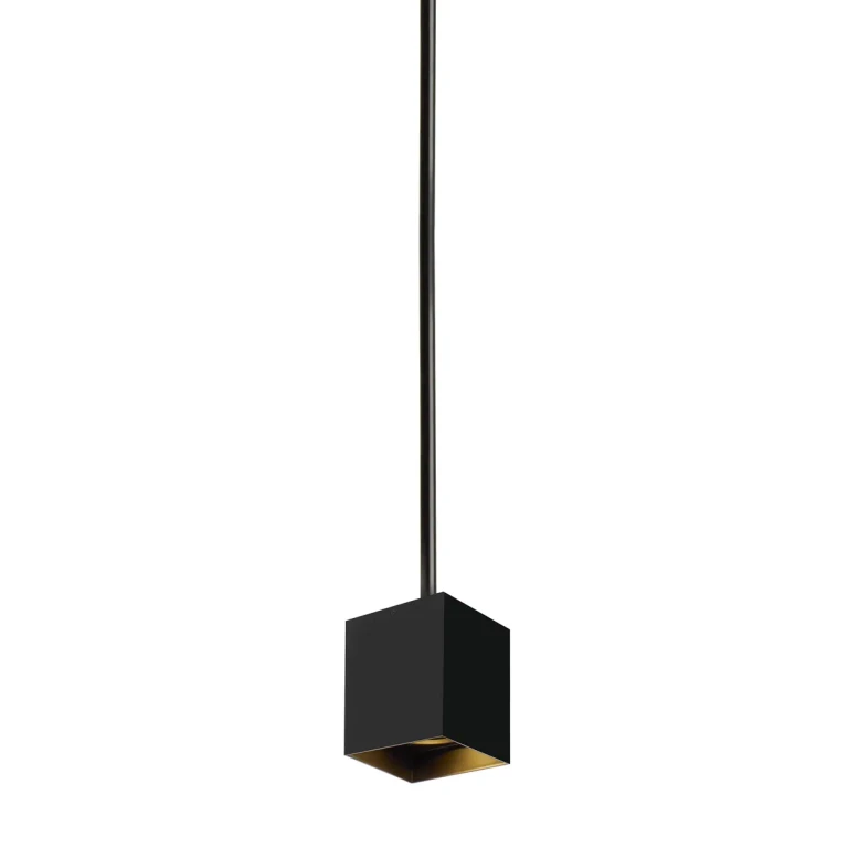 Exo 3500K LED 19" Pendant Light in Black and Matte Black