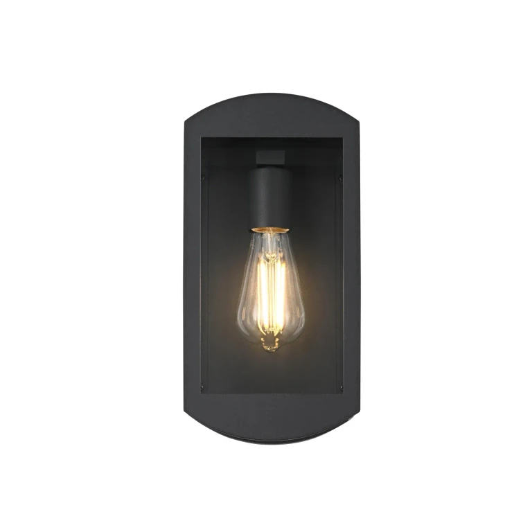 Black Outdoor Wall Sconce from the Miles Collection