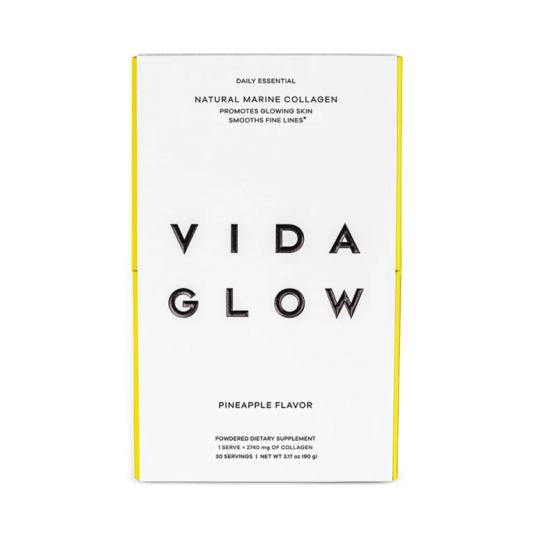 Vida Glow Natural Marine Collagen Dietary Supplement - Pineapple