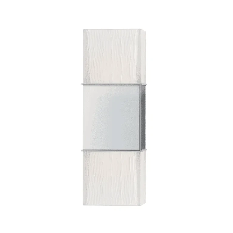 Aurora 2-Light Wall Sconce in Polished Chrome