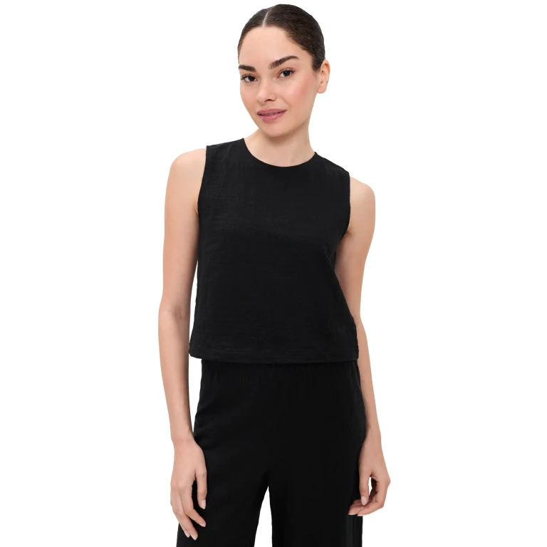 Z Supply Sloane Textured Top Black XS