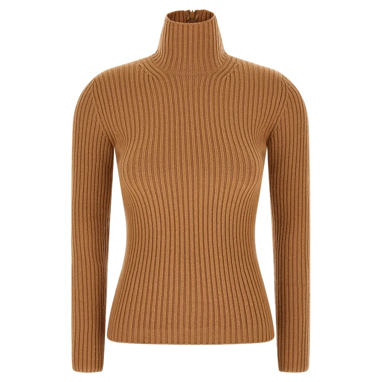 Max Mara Beige Wool Cardigan Clothing - Women
