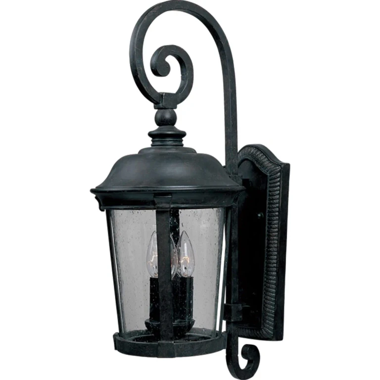 Dover DC 3-Lt 31.5" Outdoor Wall Lt., Bronze