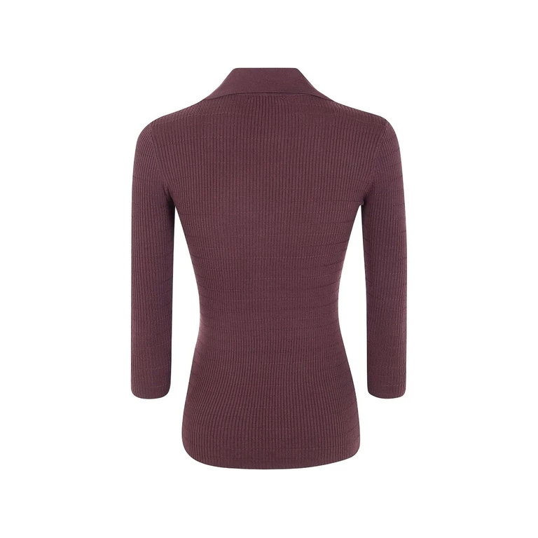 Elisabetta Franchi Sweaters Black Lyocell Nylon Silk - Women