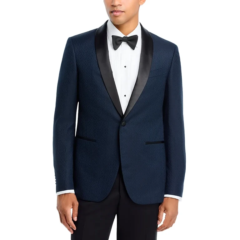 John Varvatos Star Usa Micro Jacquard Shawl Dinner Jacket