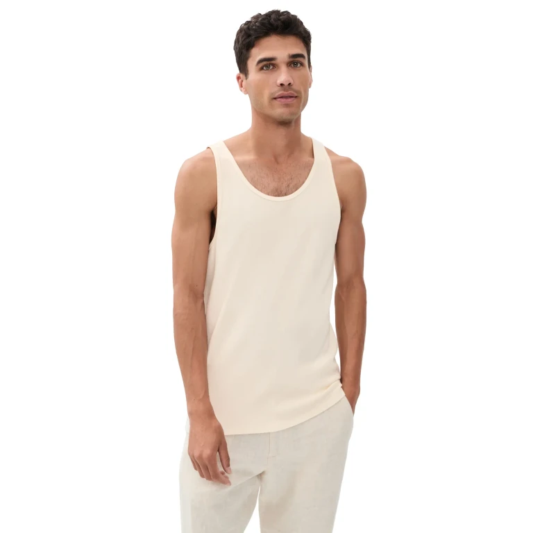 Marine Layer Carter Rib Tank White XL