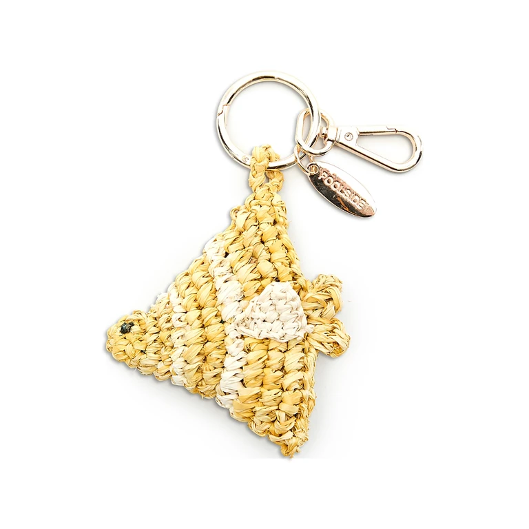Poolside The Fish Raffia Bag Charm