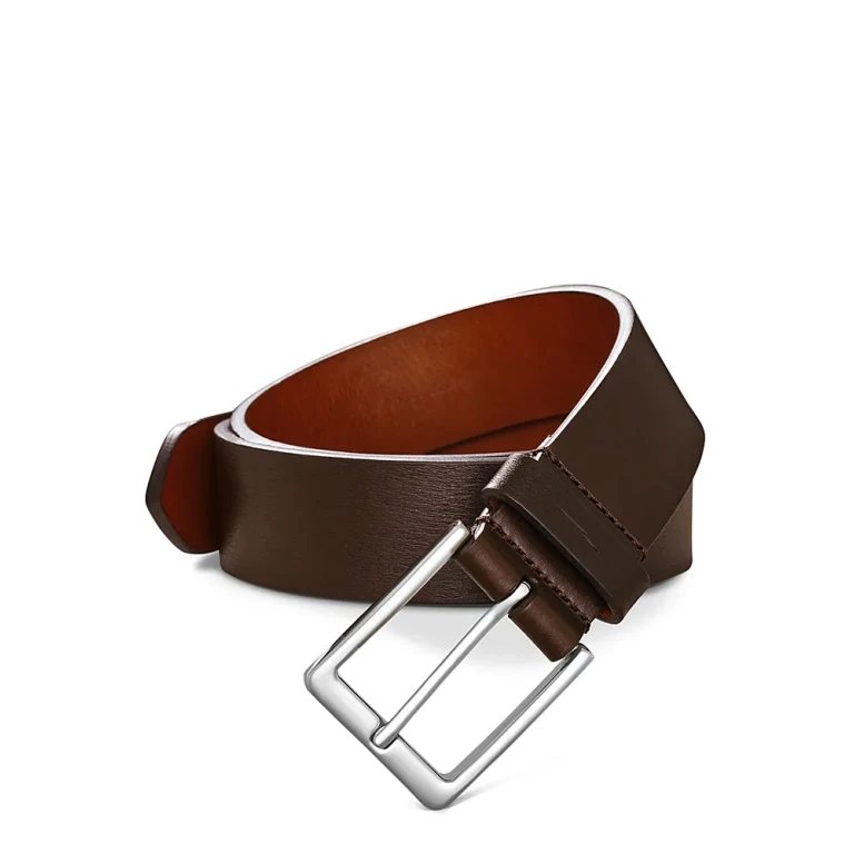 Shinola Men's Lightning Bolt Keeper Belt