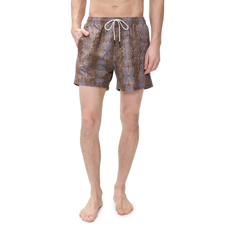 OAS Itaca Swim Shorts 4.75 Brown XL