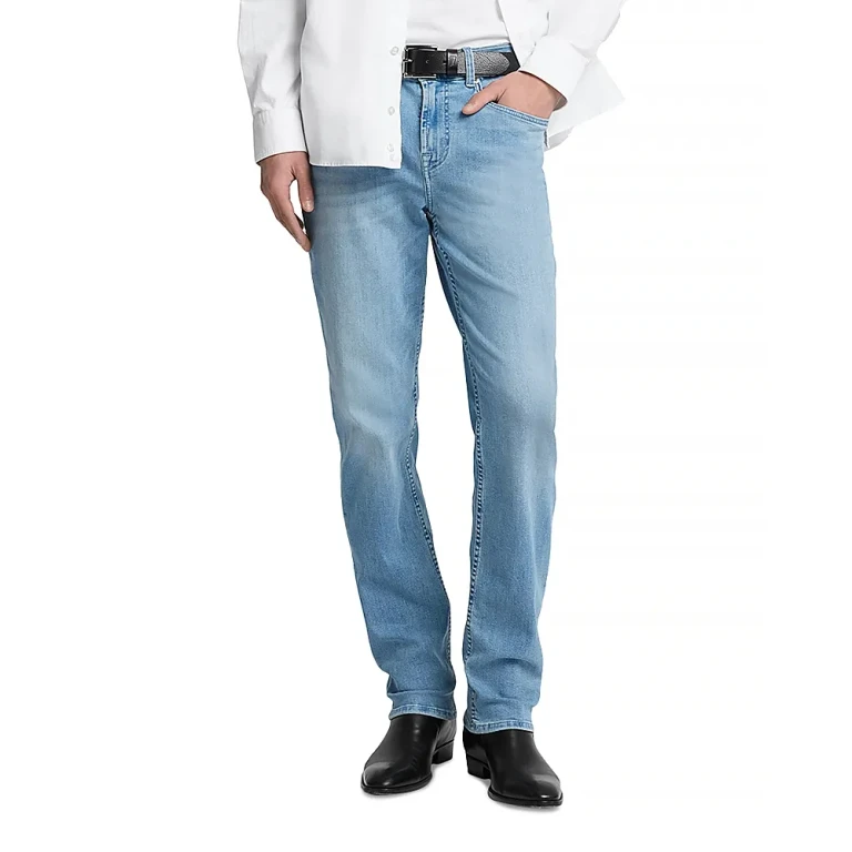 7 For All Mankind Slimmy Slim Straight Fit Jeans in Sfax