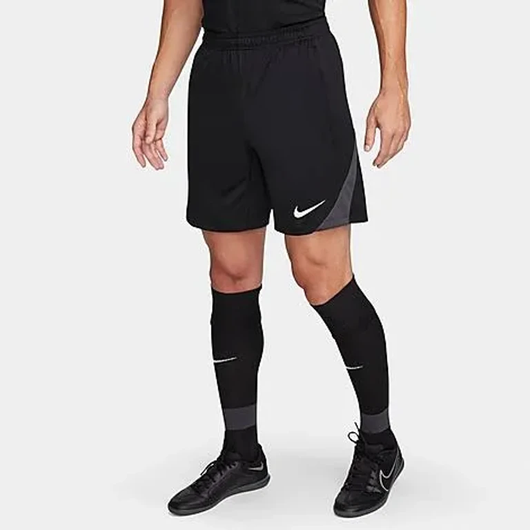Nike Men's Strike Dri-FIT Strike Soccer Shorts in Obsidian/Obsidian/White Size: Small