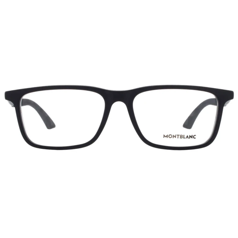 Montblanc Demo Rectangular Mens Eyeglasses MB0333O 001 55