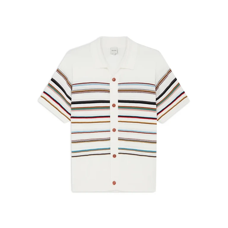 Paul Smith Striped Polo Sweater