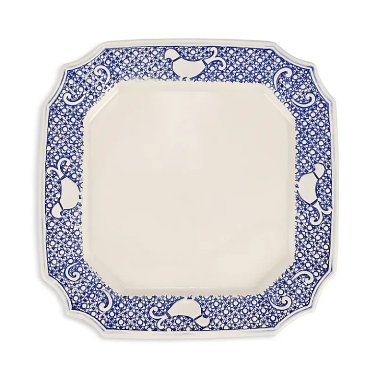 Vietri Uccello Blu Salad Plate