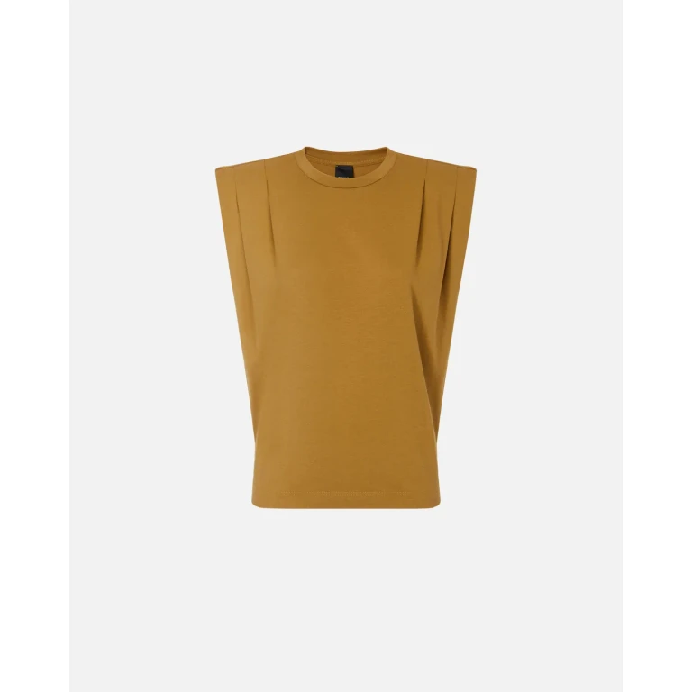 Pinko - T-shirt sans manches en jersey double - XS